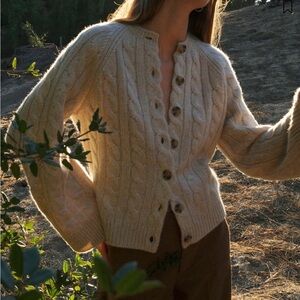 Doen Virginie Cashmere Cardigan NWT